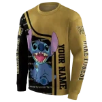 custom wake forest demon deacons stitch gold hoodie best selling