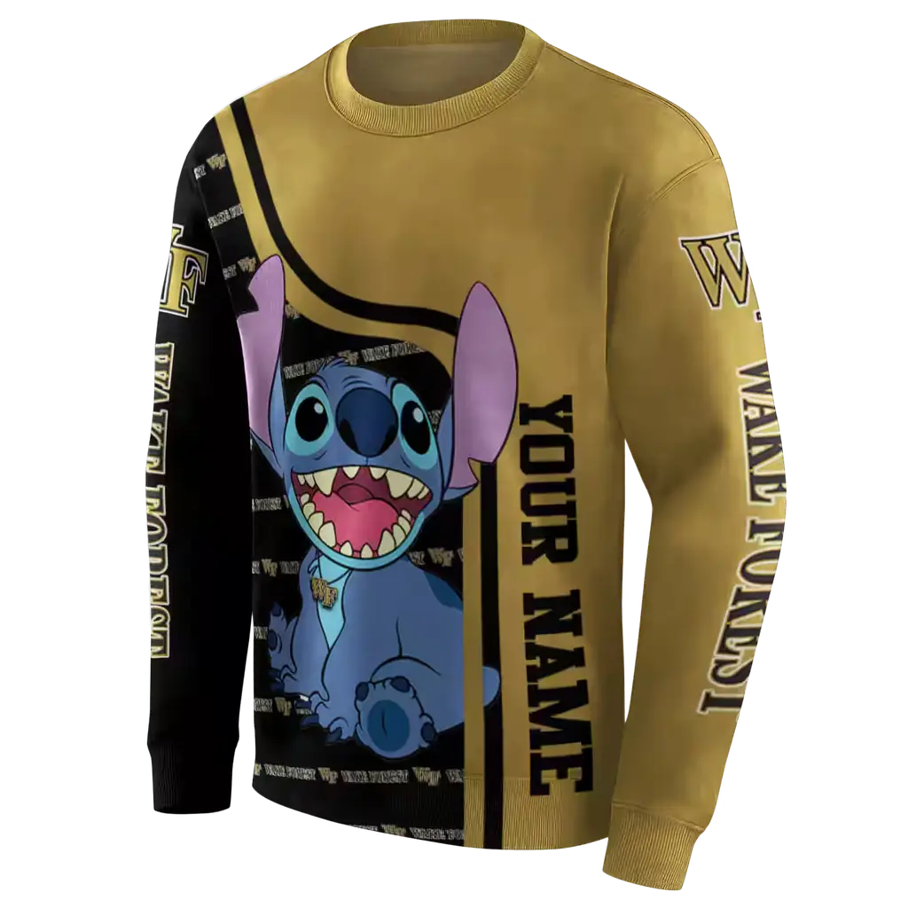 custom wake forest demon deacons stitch gold hoodie new arrival custom wake forest demon deacons stitch gold hoodie new arrival
