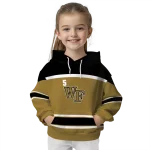 custom wake forest demon deacons striped pattern gold hoodie best selling