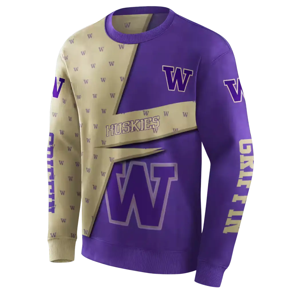 custom washington huskies abstract shape purple hoodie new arrival custom washington huskies abstract shape purple hoodie new arrival