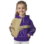 custom washington huskies abstract shape purple hoodie best selling