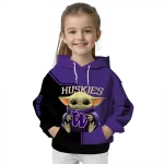 custom washington huskies baby yoda purple black hoodie best selling