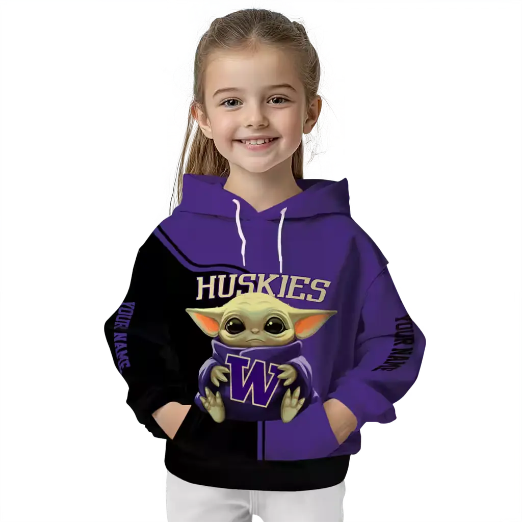 custom washington huskies baby yoda purple black hoodie top rated custom washington huskies baby yoda purple black hoodie top rated