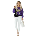 custom washington huskies baby yoda purple black hoodie best selling