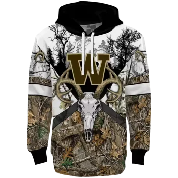 custom washington huskies forest silhouette hoodie best selling