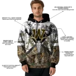 custom washington huskies forest silhouette hoodie best selling
