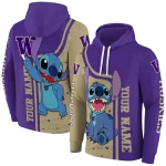 custom washington huskies stitch purple hoodie best selling