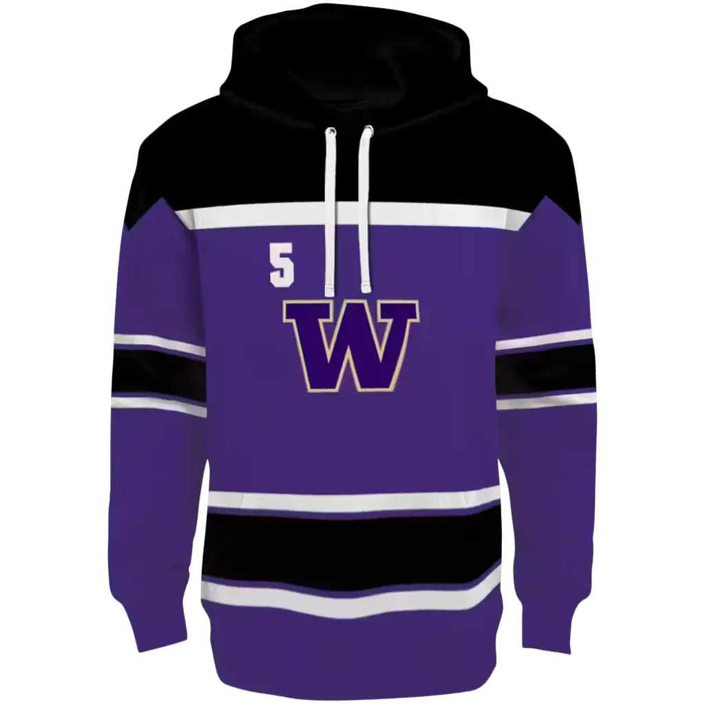 custom washington huskies striped pattern purple hoodie best selling custom washington huskies striped pattern purple hoodie best selling