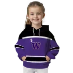 custom washington huskies striped pattern purple hoodie best selling
