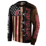 custom washington state cougars american pride hoodie best selling