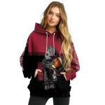 custom washington state cougars baby groot crimson black hoodie best selling