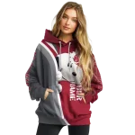 custom washington state cougars peeking snoopy crimson hoodie best selling
