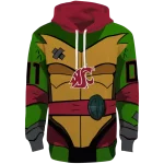 custom washington state cougars superhero armor crimson green hoodie best selling