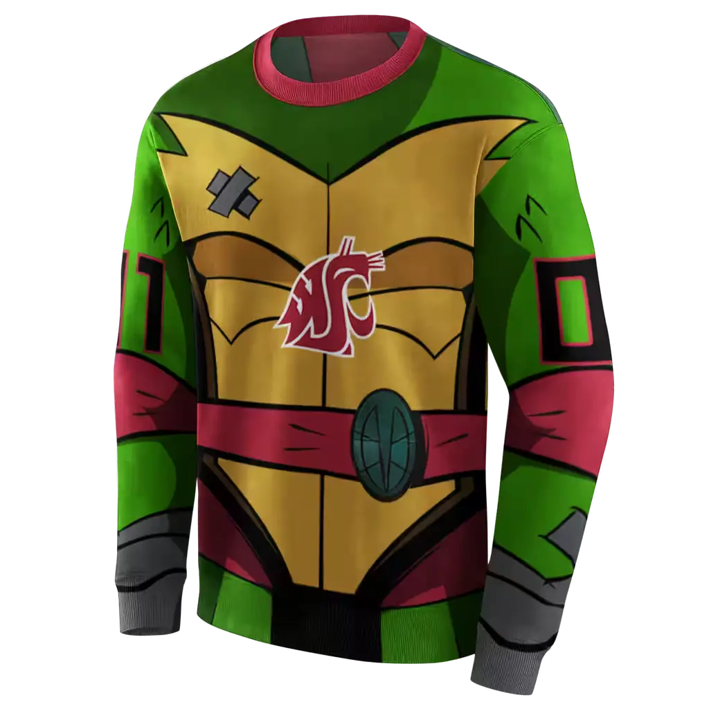 custom washington state cougars superhero armor crimson green hoodie new arrival custom washington state cougars superhero armor crimson green hoodie new arrival