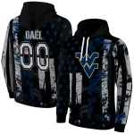 custom west virginia mountaineers distressed flag blue black hoodie best selling