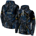 custom west virginia mountaineers hunting theme blue black hoodie best selling
