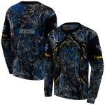 custom west virginia mountaineers hunting theme blue black hoodie best selling