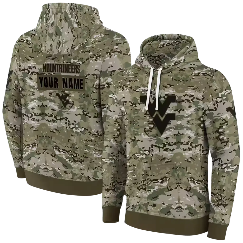 custom west virginia mountaineers military style hoodie fashion forward custom west virginia mountaineers military style hoodie fashion forward