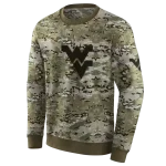 custom west virginia mountaineers military style hoodie best selling