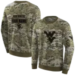 custom west virginia mountaineers military style hoodie best selling