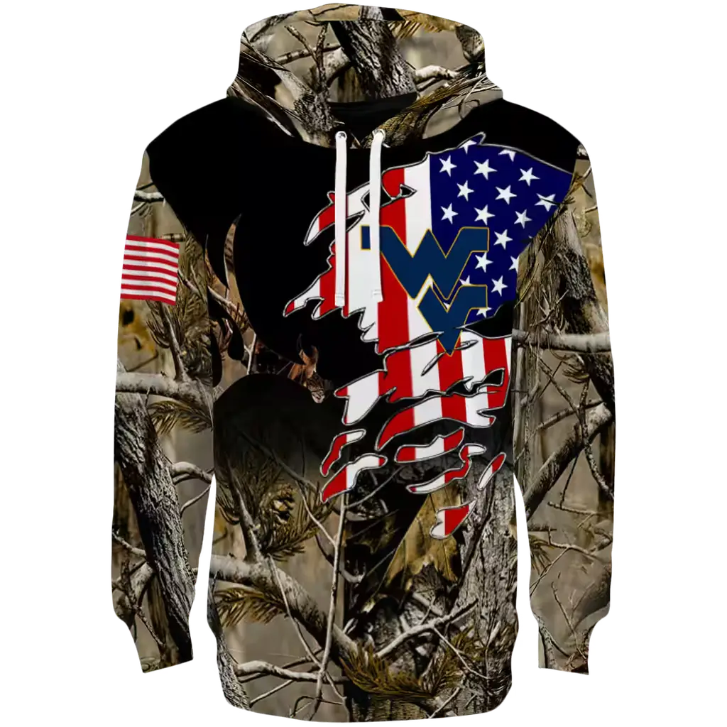custom west virginia mountaineers tree camo hoodie best selling custom west virginia mountaineers tree camo hoodie best selling