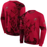 custom western kentucky hilltoppers deer silhouette red hoodie best selling