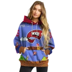 custom western kentucky hilltoppers mario blue black hoodie best selling