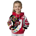 custom western kentucky hilltoppers puzzle pieces red hoodie best selling