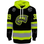 custom western kentucky hilltoppers safety motif black neon green hoodie best selling