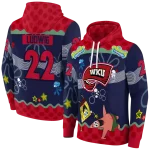custom western kentucky hilltoppers spongebob patrick star red navy hoodie best selling