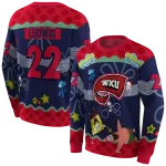 custom western kentucky hilltoppers spongebob patrick star red navy hoodie best selling