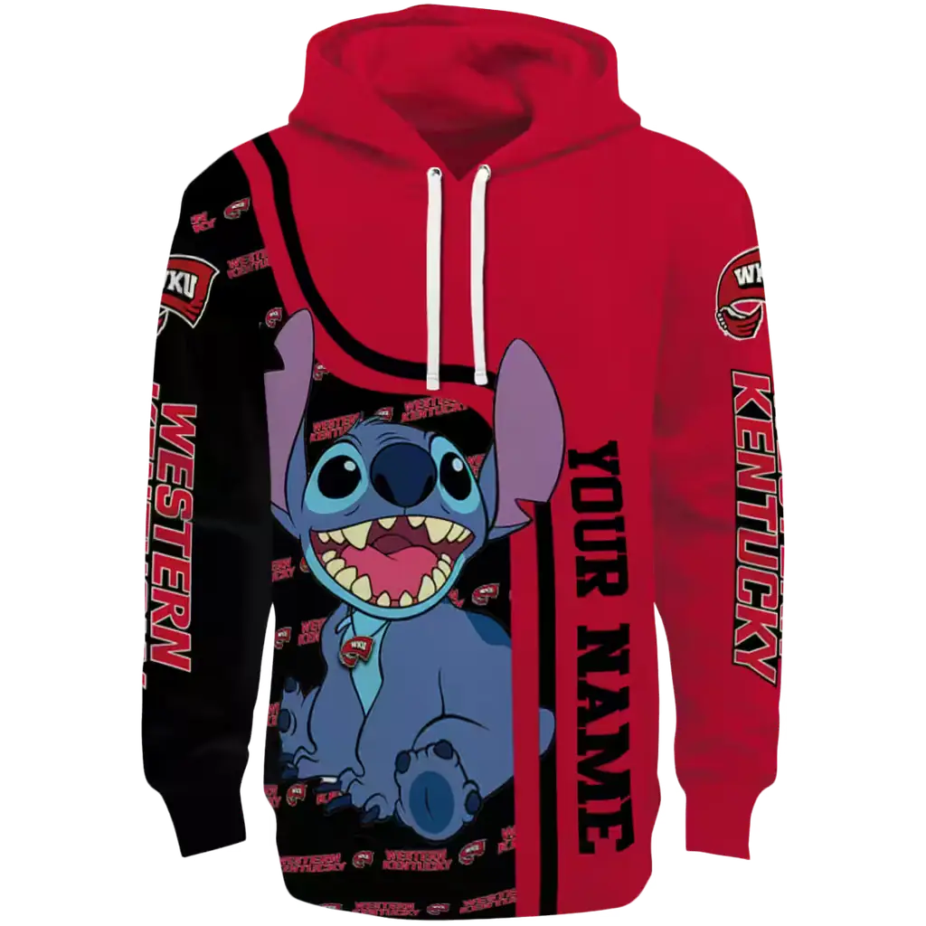 custom western kentucky hilltoppers stitch red hoodie best selling custom western kentucky hilltoppers stitch red hoodie best selling