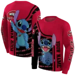 custom western kentucky hilltoppers stitch red hoodie best selling