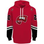 custom western kentucky hilltoppers striped sleeves red hoodie best selling