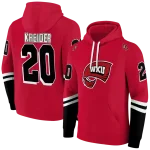 custom western kentucky hilltoppers striped sleeves red hoodie best selling