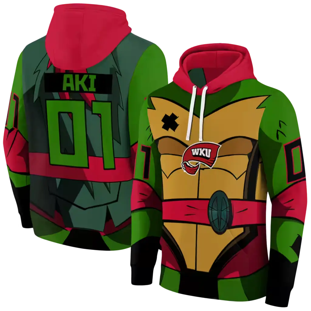 custom western kentucky hilltoppers superhero armor red green hoodie fashion forward custom western kentucky hilltoppers superhero armor red green hoodie fashion forward
