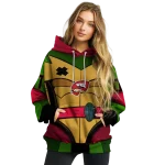 custom western kentucky hilltoppers superhero armor red green hoodie best selling