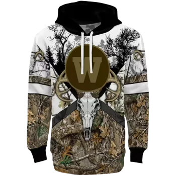 custom western michigan broncos forest silhouette hoodie best selling