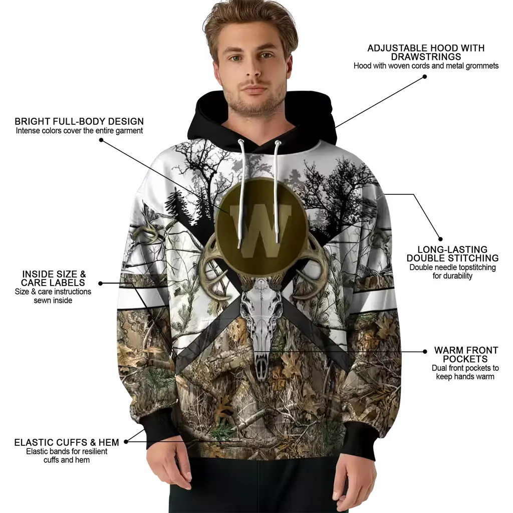 custom western michigan broncos forest silhouette hoodie latest model custom western michigan broncos forest silhouette hoodie latest model