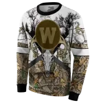 custom western michigan broncos forest silhouette hoodie best selling