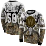 custom western michigan broncos forest silhouette hoodie best selling