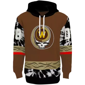 custom western michigan broncos grateful vibes brown hoodie best selling