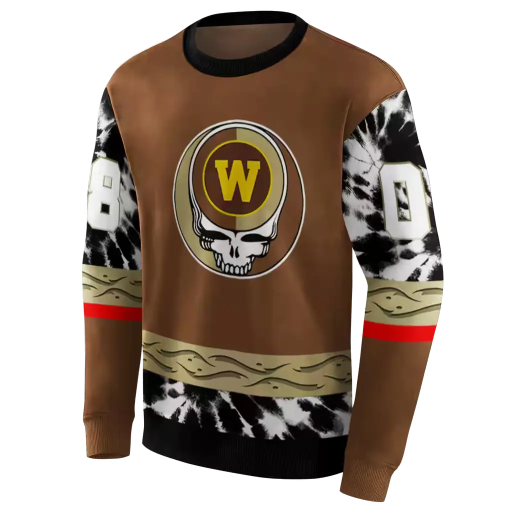 custom western michigan broncos grateful vibes brown hoodie new arrival custom western michigan broncos grateful vibes brown hoodie new arrival