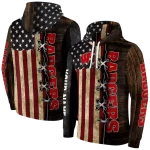 custom wisconsin badgers american pride hoodie best selling