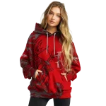 custom wisconsin badgers deer silhouette red hoodie best selling