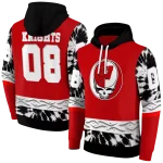 custom wisconsin badgers grateful vibes red hoodie best selling