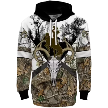 custom wyoming cowboys forest silhouette hoodie best selling