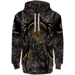 custom wyoming cowboys hunting theme brown black hoodie best selling
