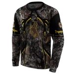 custom wyoming cowboys hunting theme brown black hoodie best selling