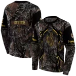 custom wyoming cowboys hunting theme brown black hoodie best selling